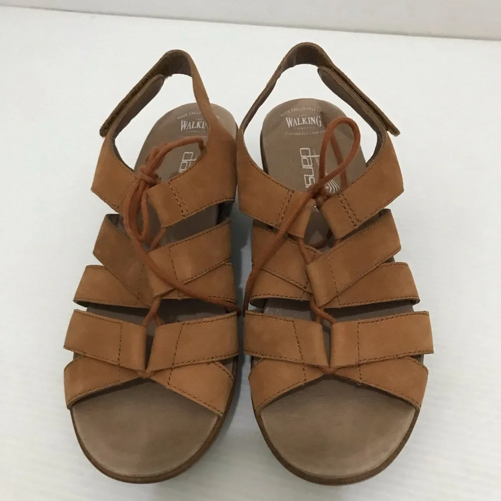 DANSKO JANET WOMENS CARMEL LEATHER WALKING SANDAL Size 37